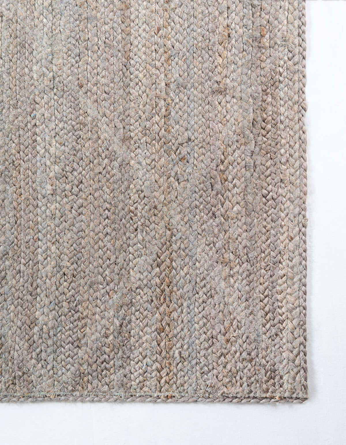 Rechteck Teppich Braided Jute in Grau von Hadorn™ - Lifestyle Image