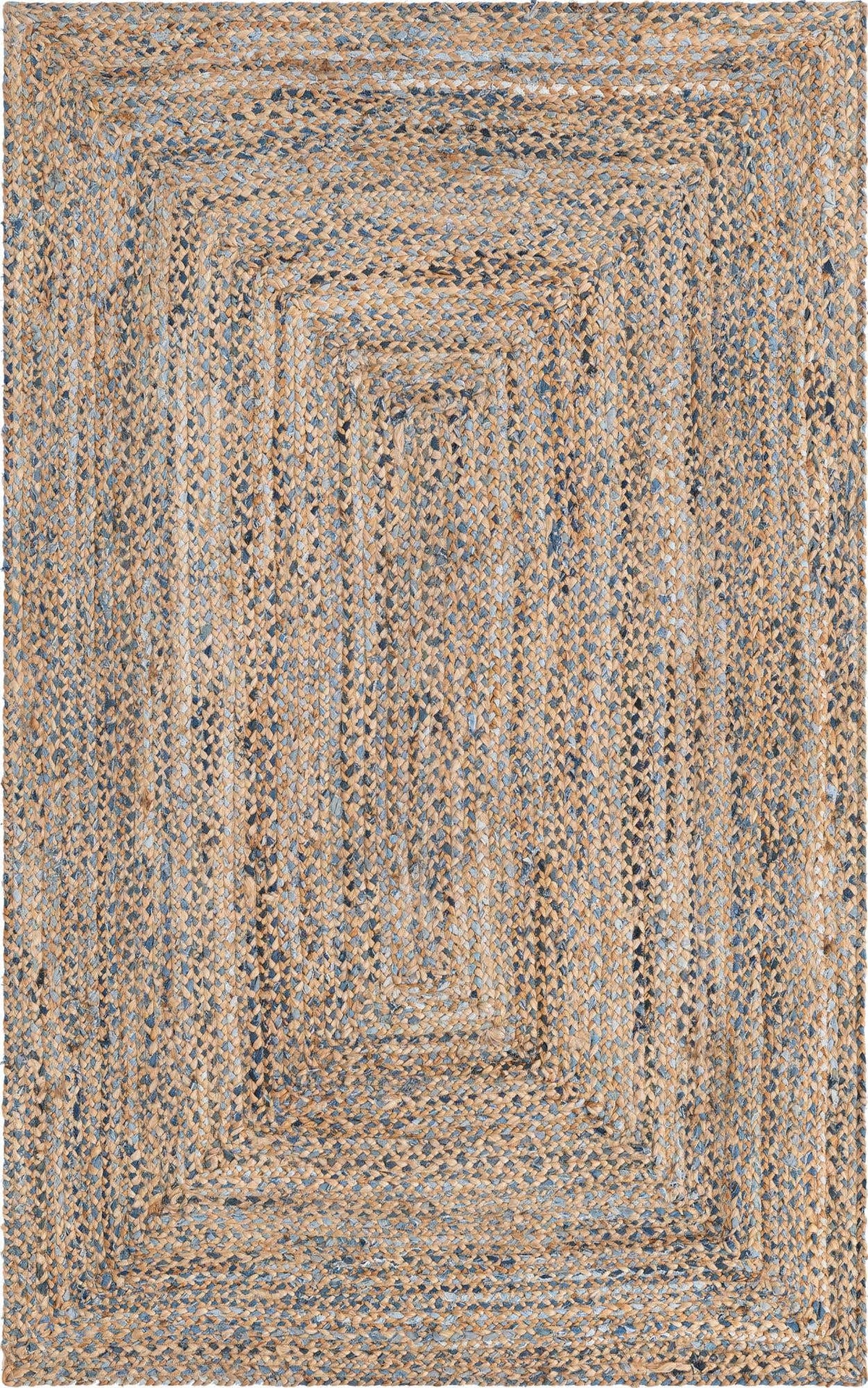 Rechteck Teppich Braided Chindi in Natürlich von Hadorn™ - Lifestyle Image