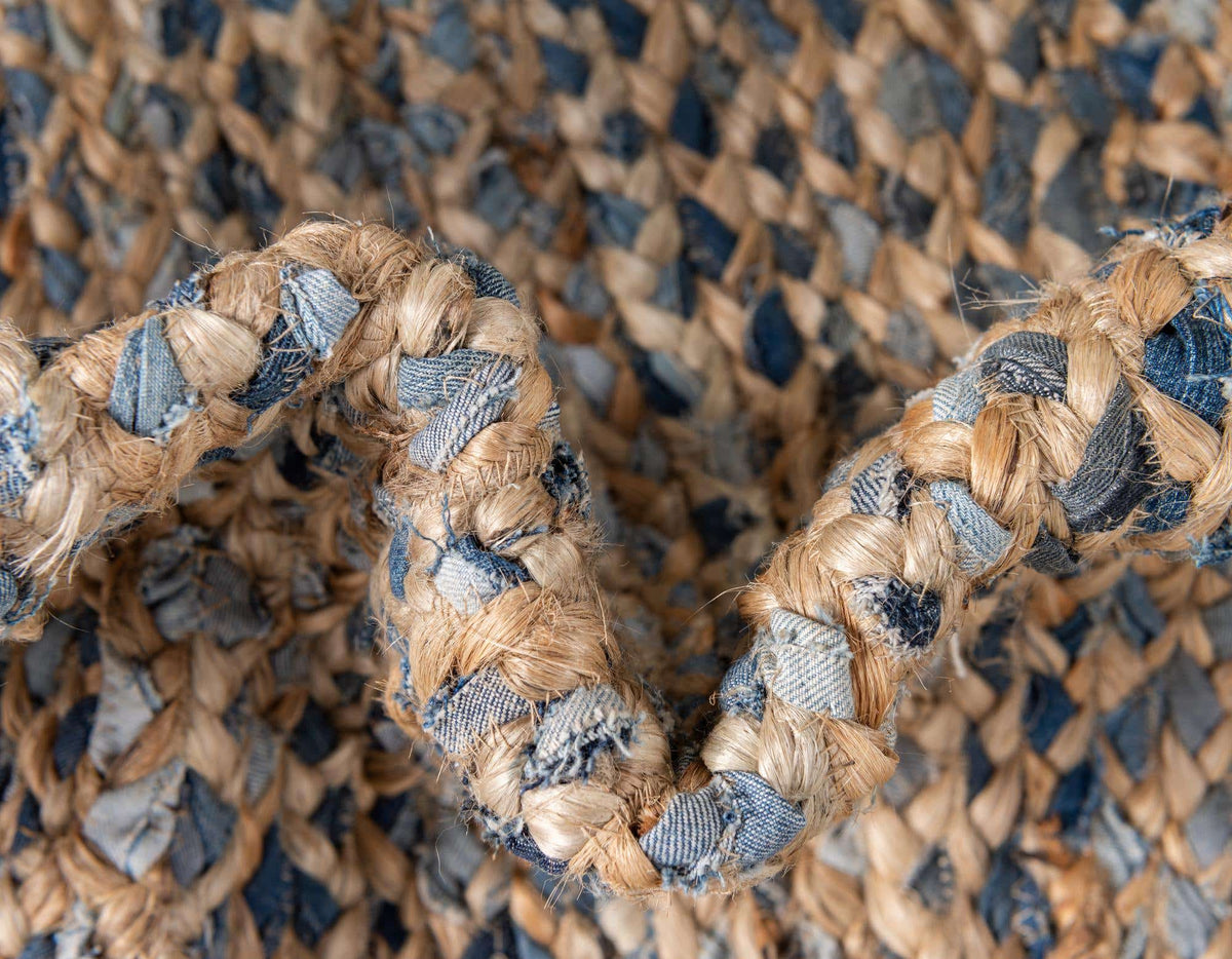 Läufer Teppich Braided Chindi in Natürlich von Hadorn™ - Lifestyle Image