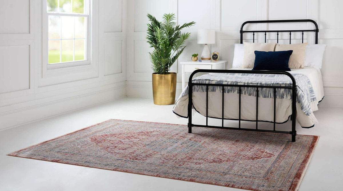 Rechteck Teppich Noble in Rot von Hadorn™ - Lifestyle Image