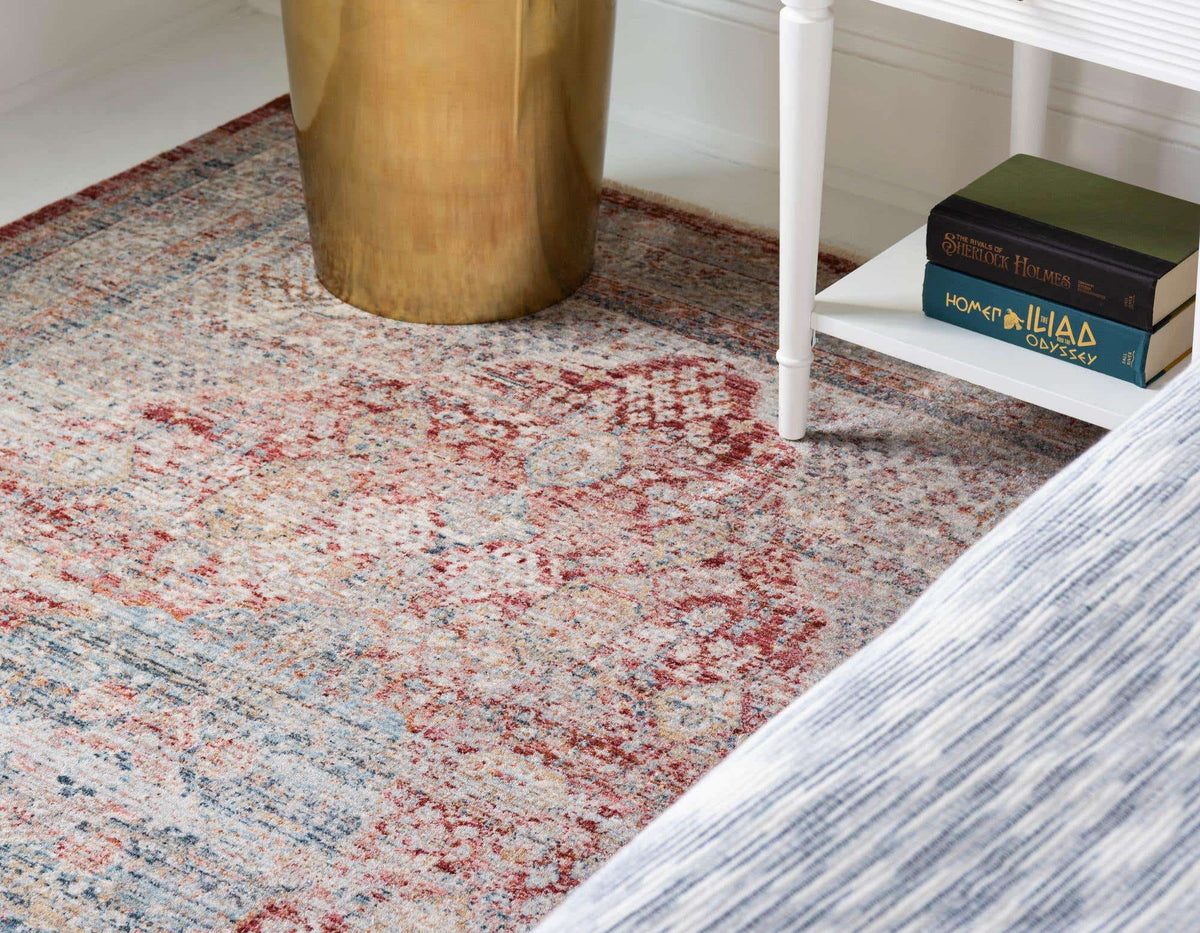 Rechteck Teppich Noble in Rot von Hadorn™ - Lifestyle Image