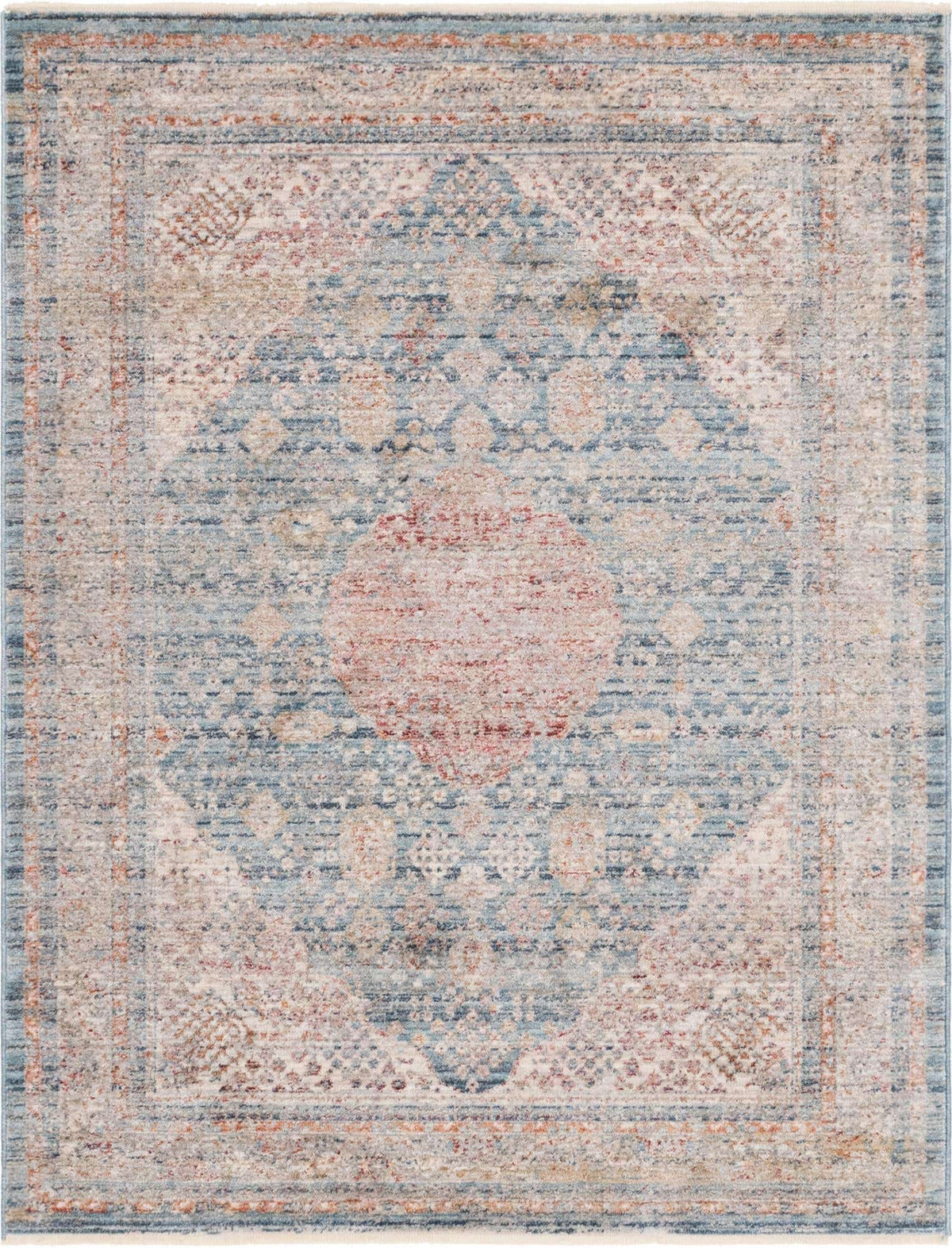 Rechteck Teppich Noble in Blau von Hadorn™ - Lifestyle Image