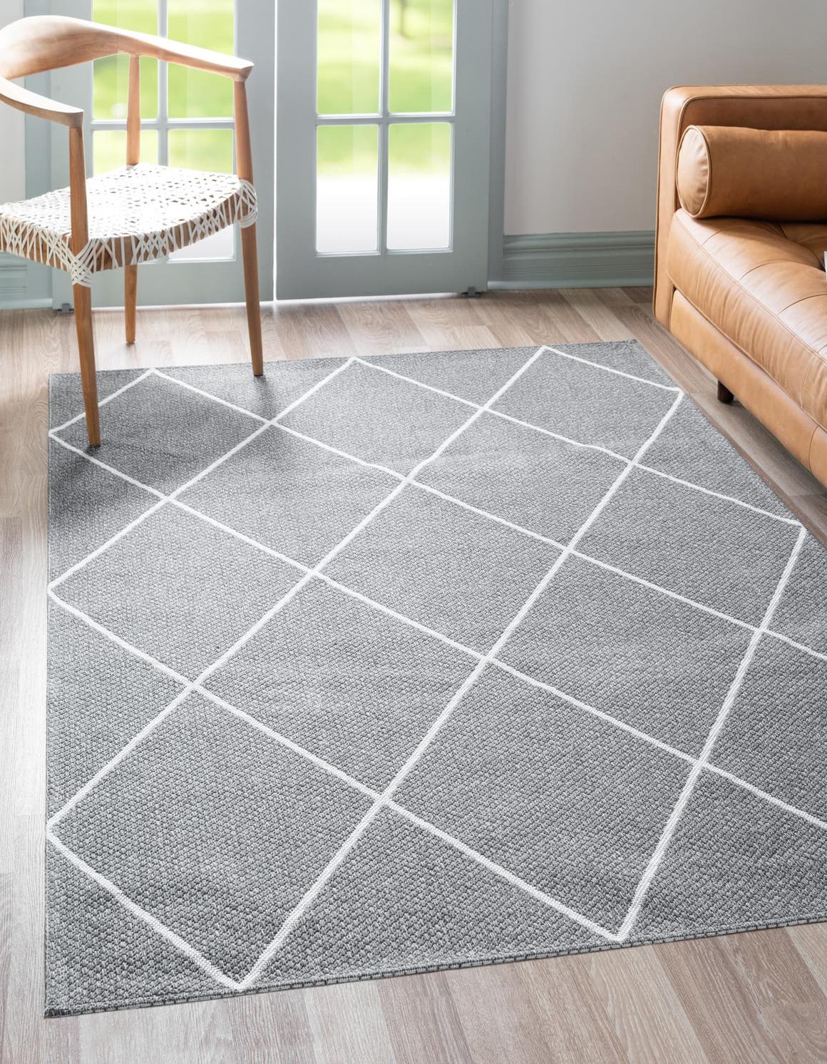 Rechteck Teppich Georgia in Dunkelgrau von Hadorn™ - Lifestyle Image