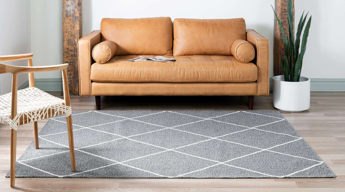 Rechteck Teppich Georgia in Dunkelgrau von Hadorn™ - Lifestyle Image