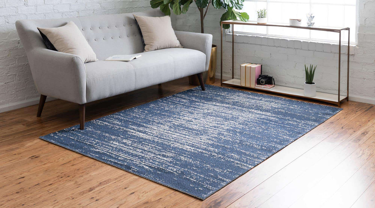 Rechteck Teppich Georgia in Blau von Hadorn™ - Lifestyle Image