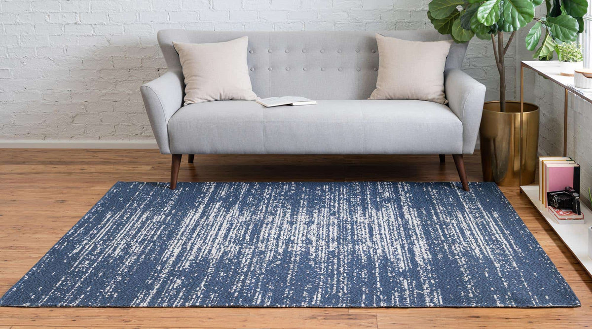 Rechteck Teppich Georgia in Blau von Hadorn™ - Lifestyle Image