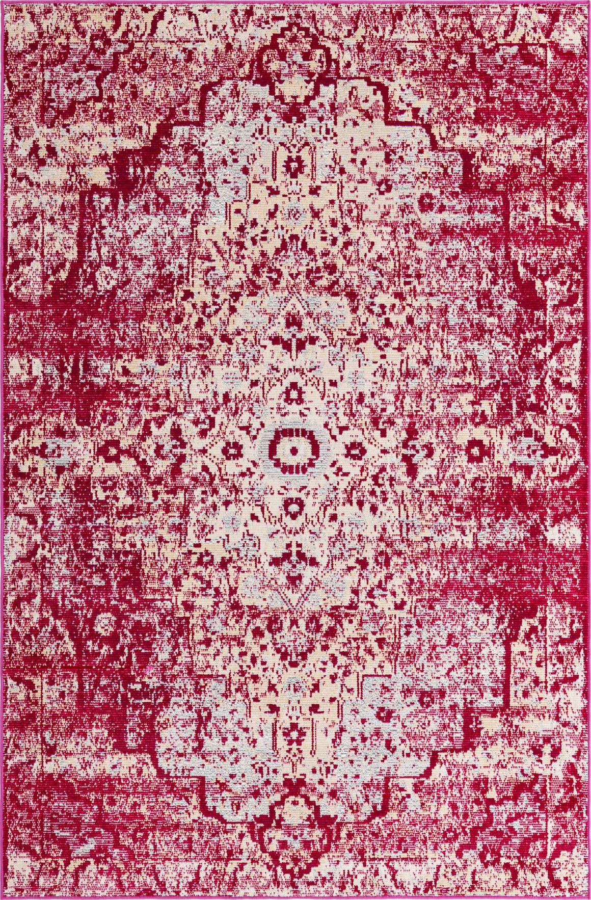 Rechteck Teppich Amulet in Rosa von Hadorn™ - Lifestyle Image