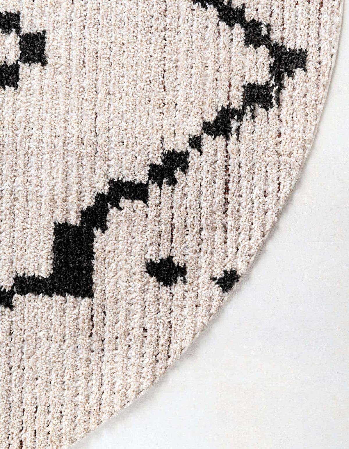 Rund Teppich Morocco in Beige von Hadorn™ - Lifestyle Image