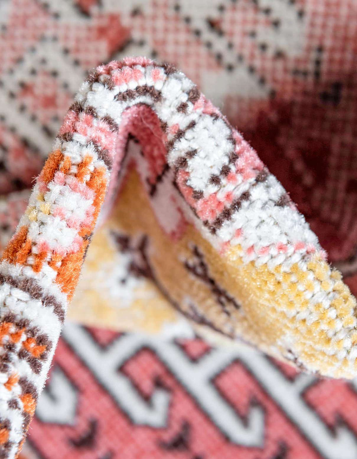 Rechteck Teppich Aarhus in Rosa von Hadorn™ - Lifestyle Image