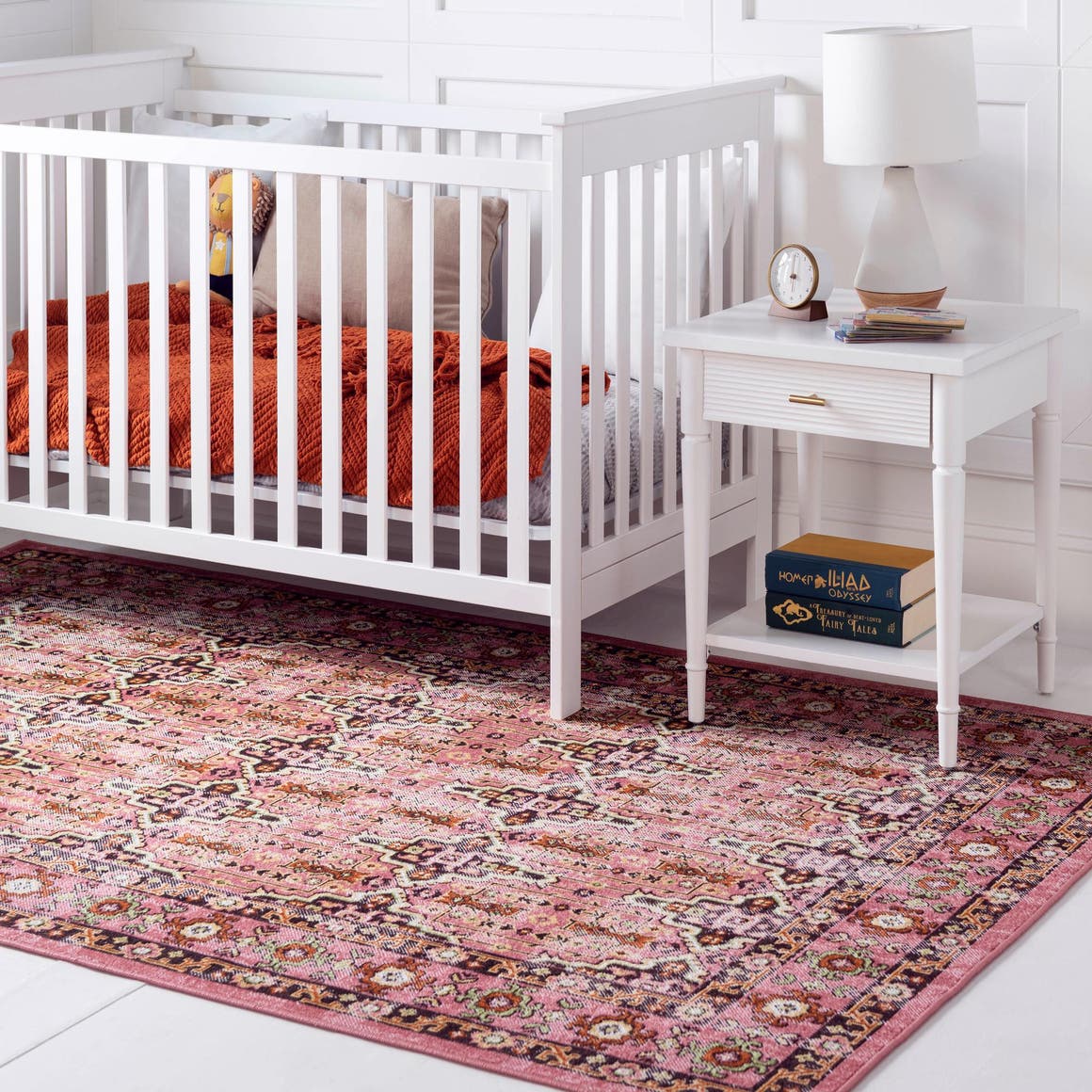 Rechteck Teppich Lucerne in Rosa von Hadorn™ - Lifestyle Image
