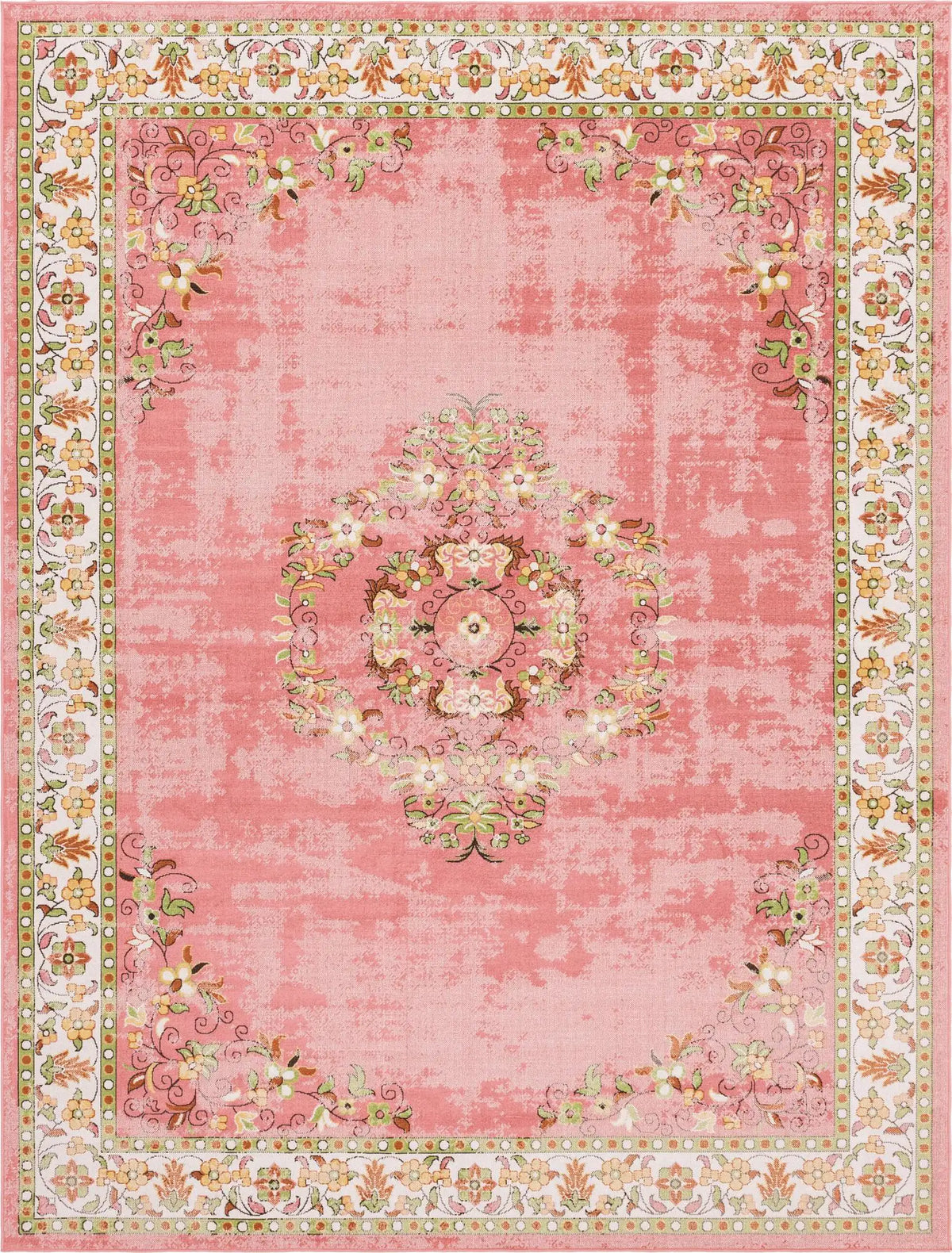 Rechteck Teppich Lucerne in Rosa von Hadorn™ - Lifestyle Image