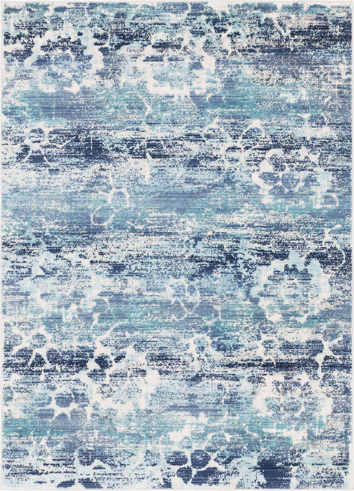 Rechteck Teppich Budapest in Blau von Hadorn™ - Lifestyle Image