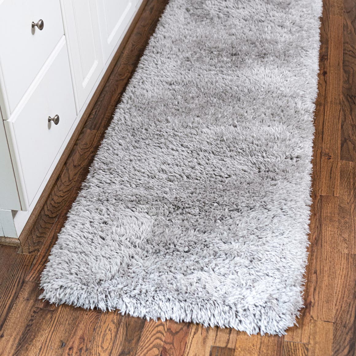 Läufer Hochflorteppich Infinity Shag in Grau von Hadorn™ - Lifestyle Image