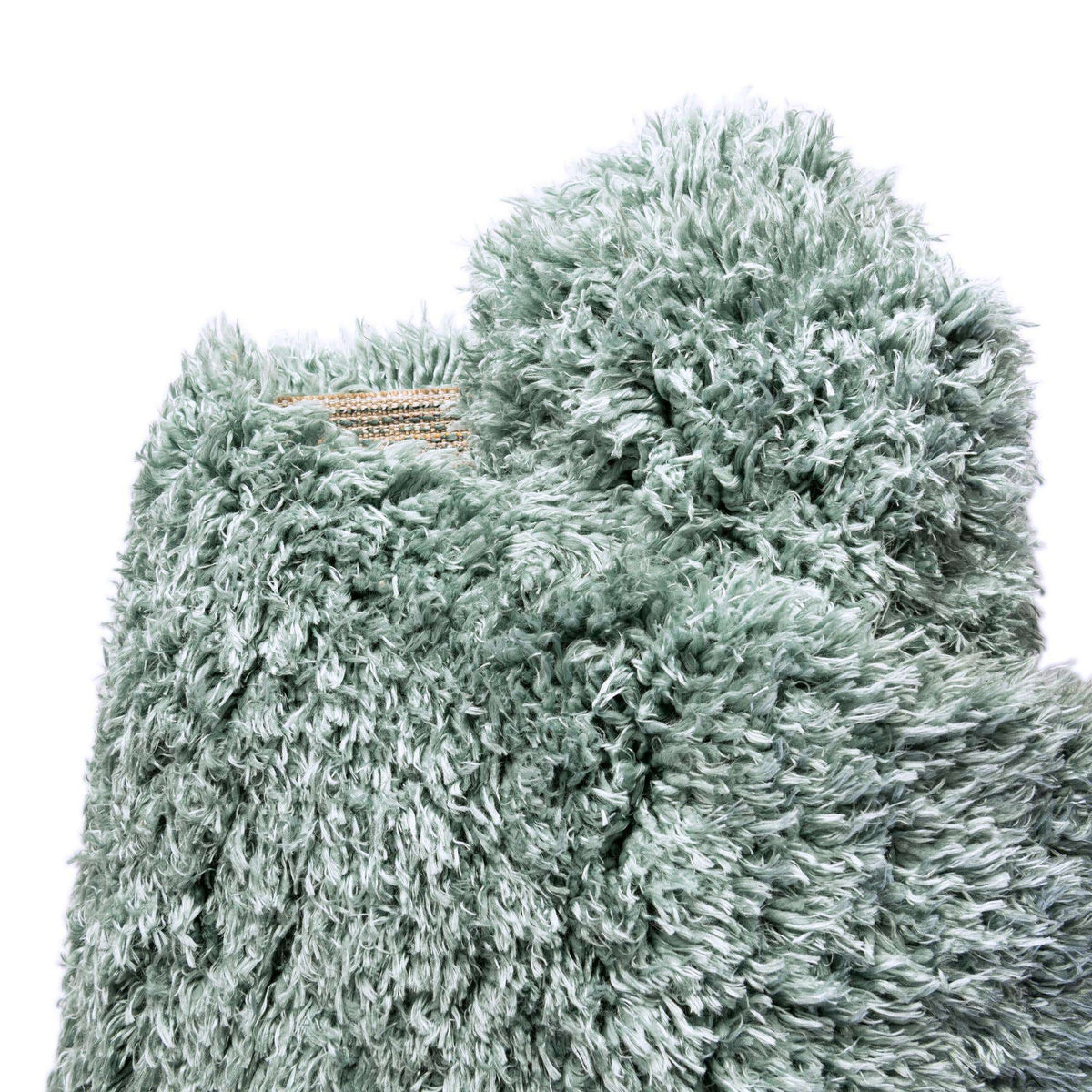 Rund Hochflorteppich Infinity Shag in Schieferblau von Hadorn™ - Lifestyle Image