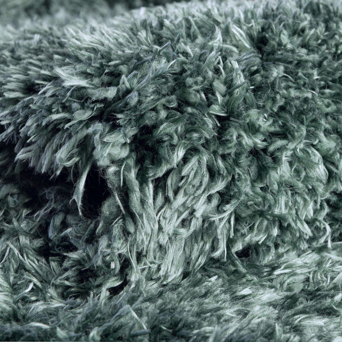 Rechteck Hochflorteppich Infinity Shag in Grün von Hadorn™ - Lifestyle Image