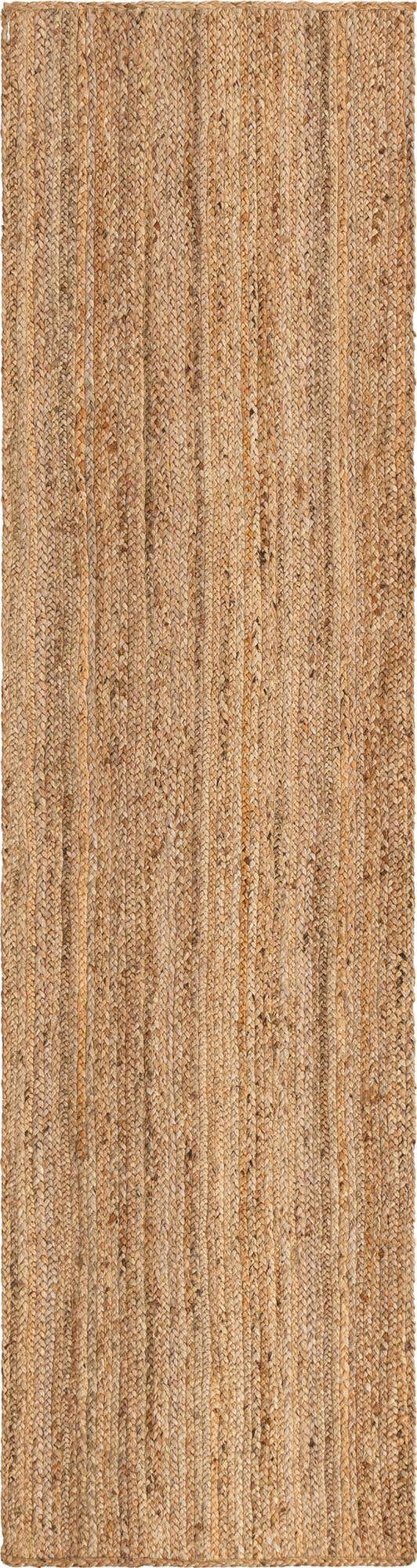 Läufer Teppich Braided Jute in Natürlich von Hadorn™ - Lifestyle Image