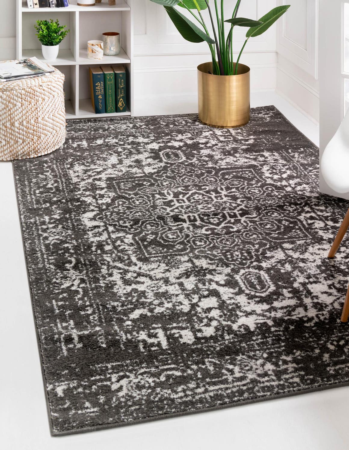 Rechteck Teppich Arlington in Dunkelgrau von Hadorn™ - Lifestyle Image