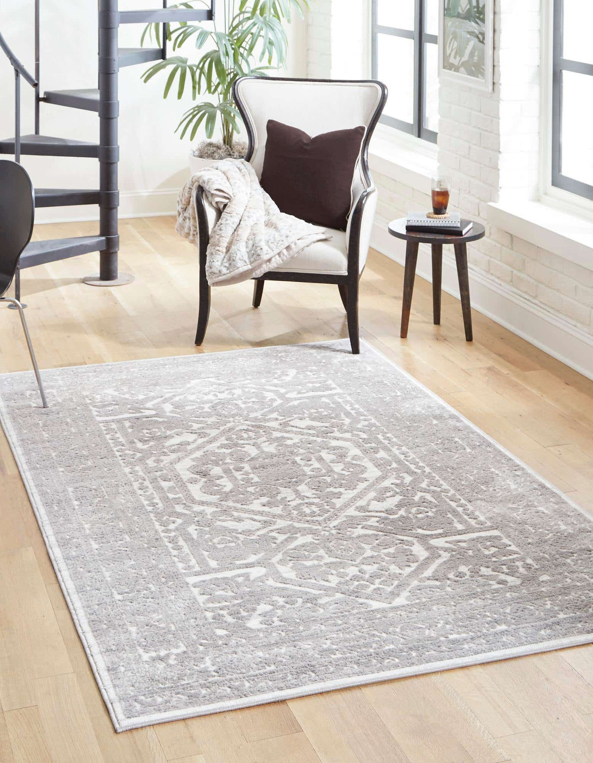 Rechteck Teppich Boston in Weiss von Hadorn™ - Lifestyle Image
