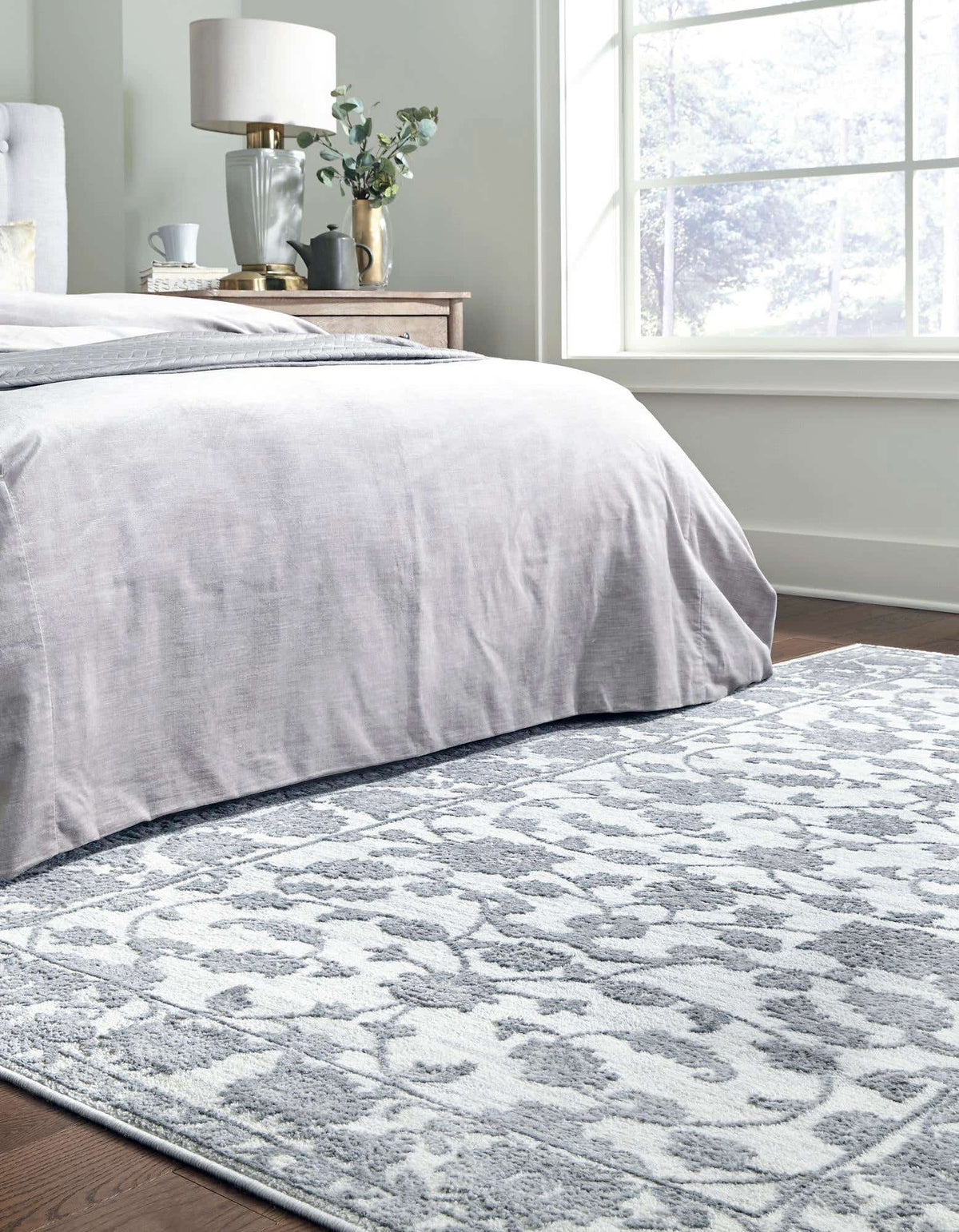 Rechteck Teppich Boston in Grau von Hadorn™ - Lifestyle Image