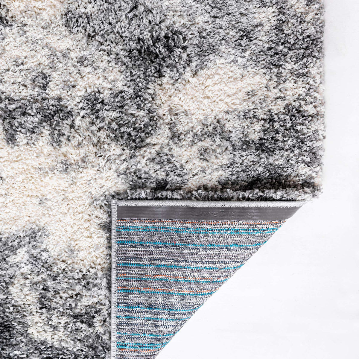 Rechteck Hochflorteppich Soft Touch Shag in Rauchgrau von Hadorn™ - Lifestyle Image