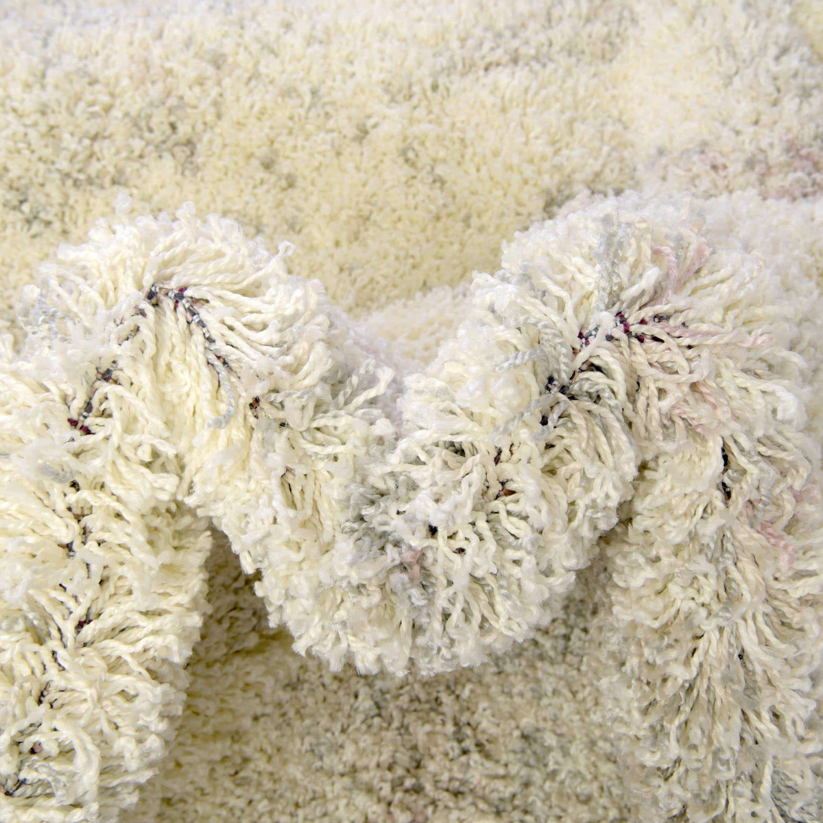 Quadratisch Hochflorteppich Soft Touch Shag in Rosa von Hadorn™ - Lifestyle Image
