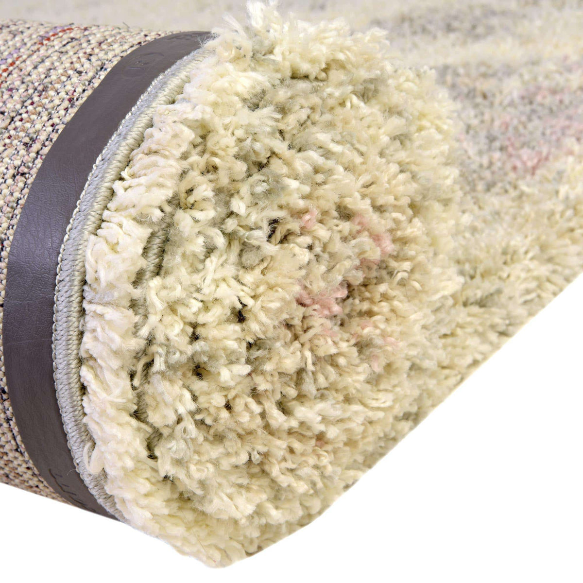 Quadratisch Hochflorteppich Soft Touch Shag in Rosa von Hadorn™ - Lifestyle Image