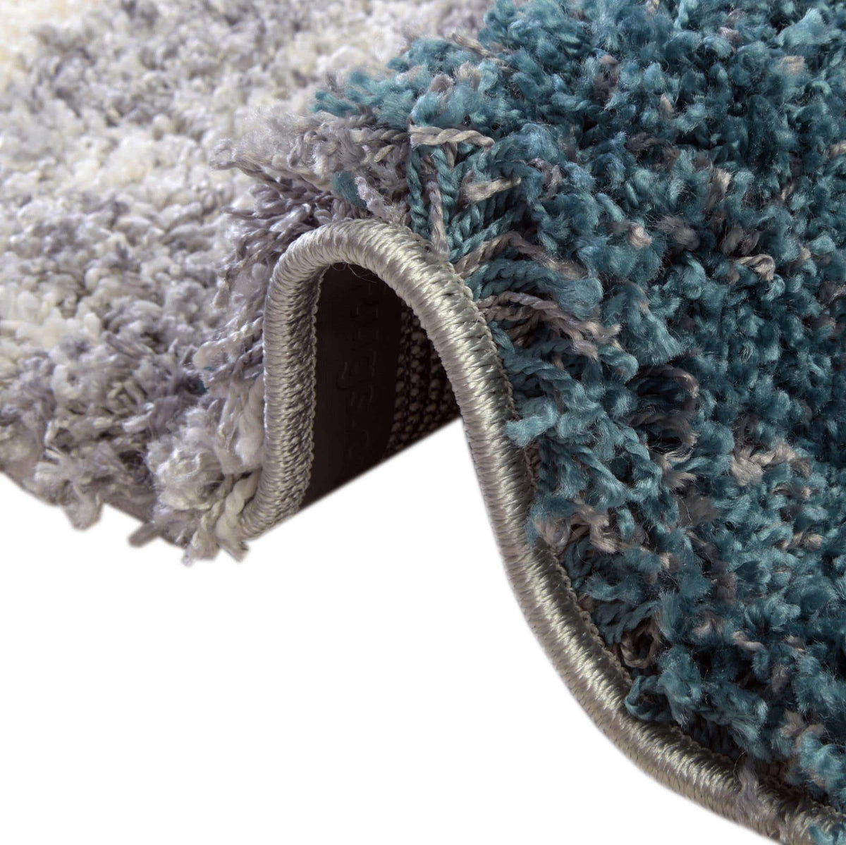 Rechteck Hochflorteppich Soft Touch Shag in Türkis von Hadorn™ - Lifestyle Image