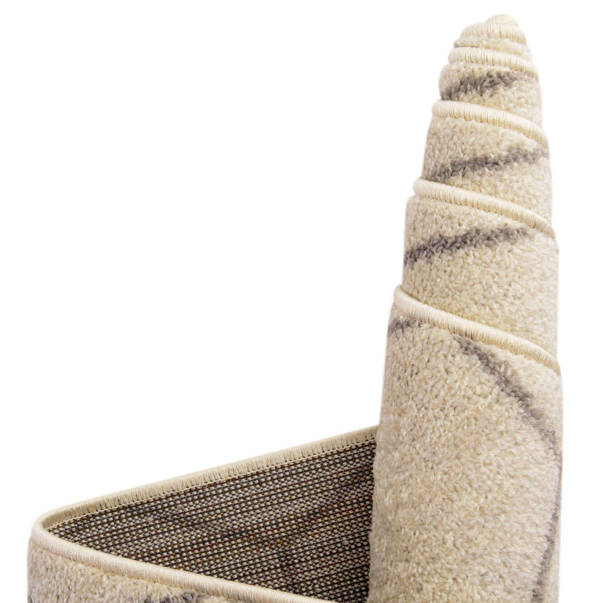 Quadratisch Teppich Trellis Frieze in Beige von Hadorn™ - Lifestyle Image