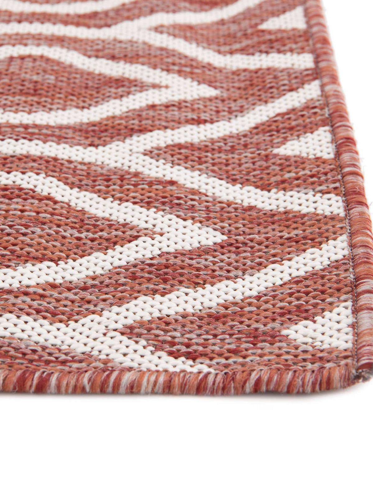 Rechteck Outdoor Teppich Jill Zarin Outdoor in Rostrot von Hadorn™ - Lifestyle Image