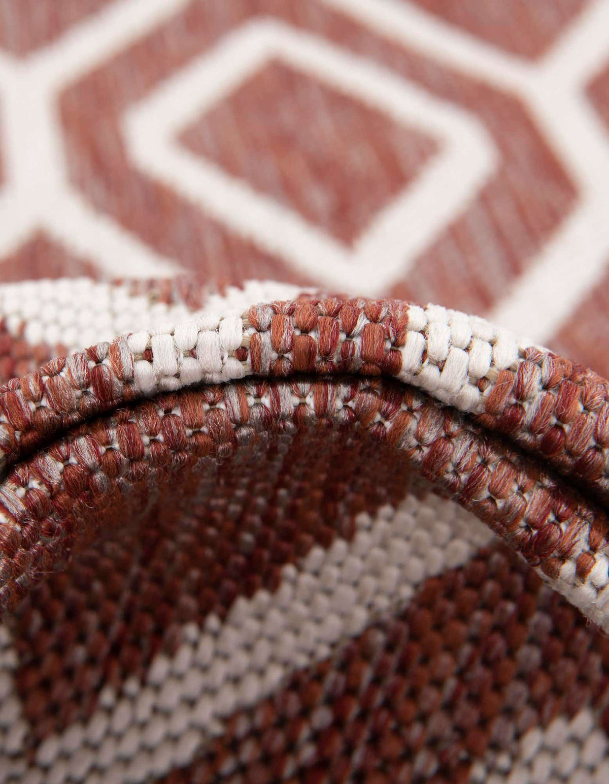 Rechteck Outdoor Teppich Jill Zarin Outdoor in Rostrot von Hadorn™ - Lifestyle Image