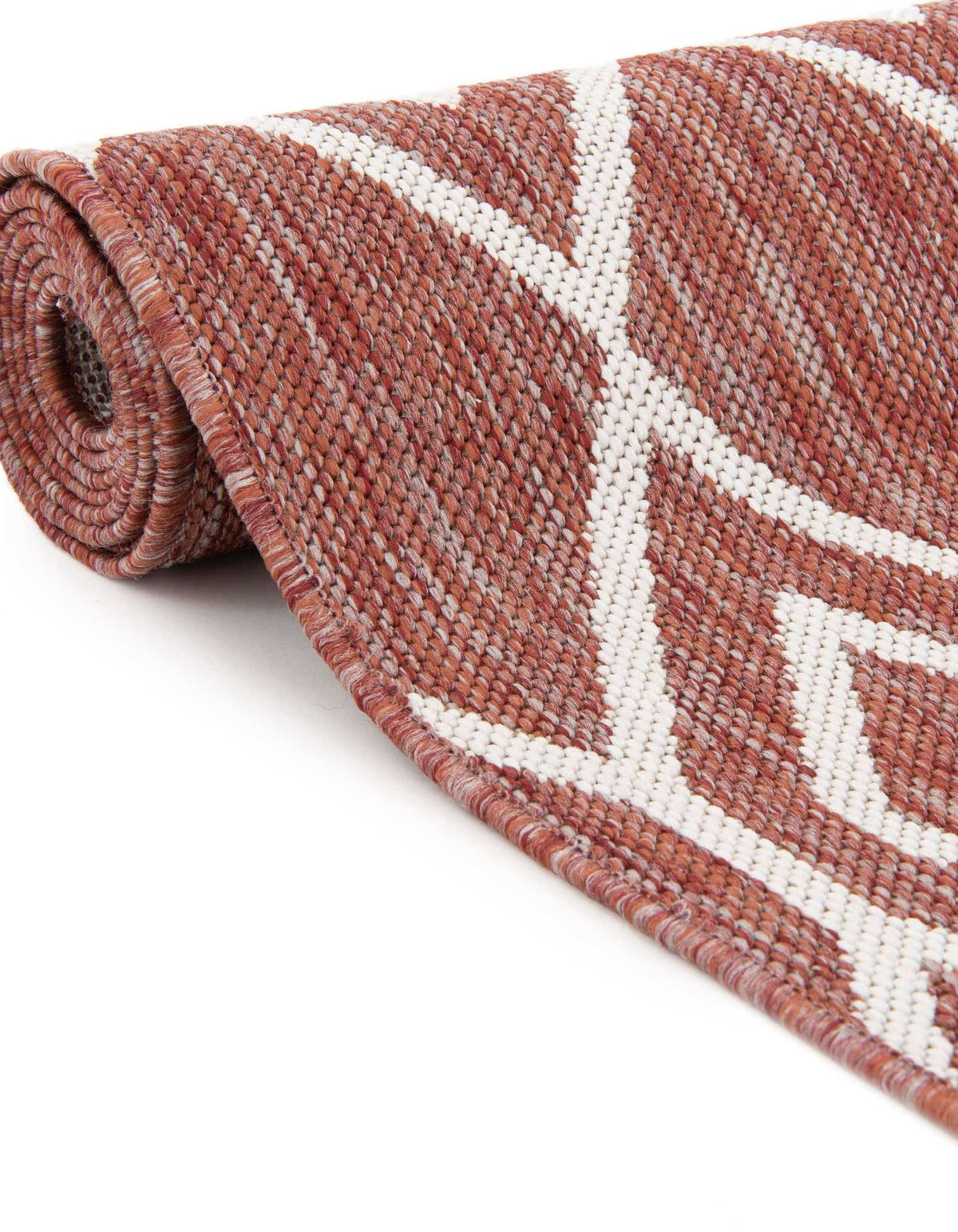 Rechteck Outdoor Teppich Jill Zarin Outdoor in Rostrot von Hadorn™ - Lifestyle Image