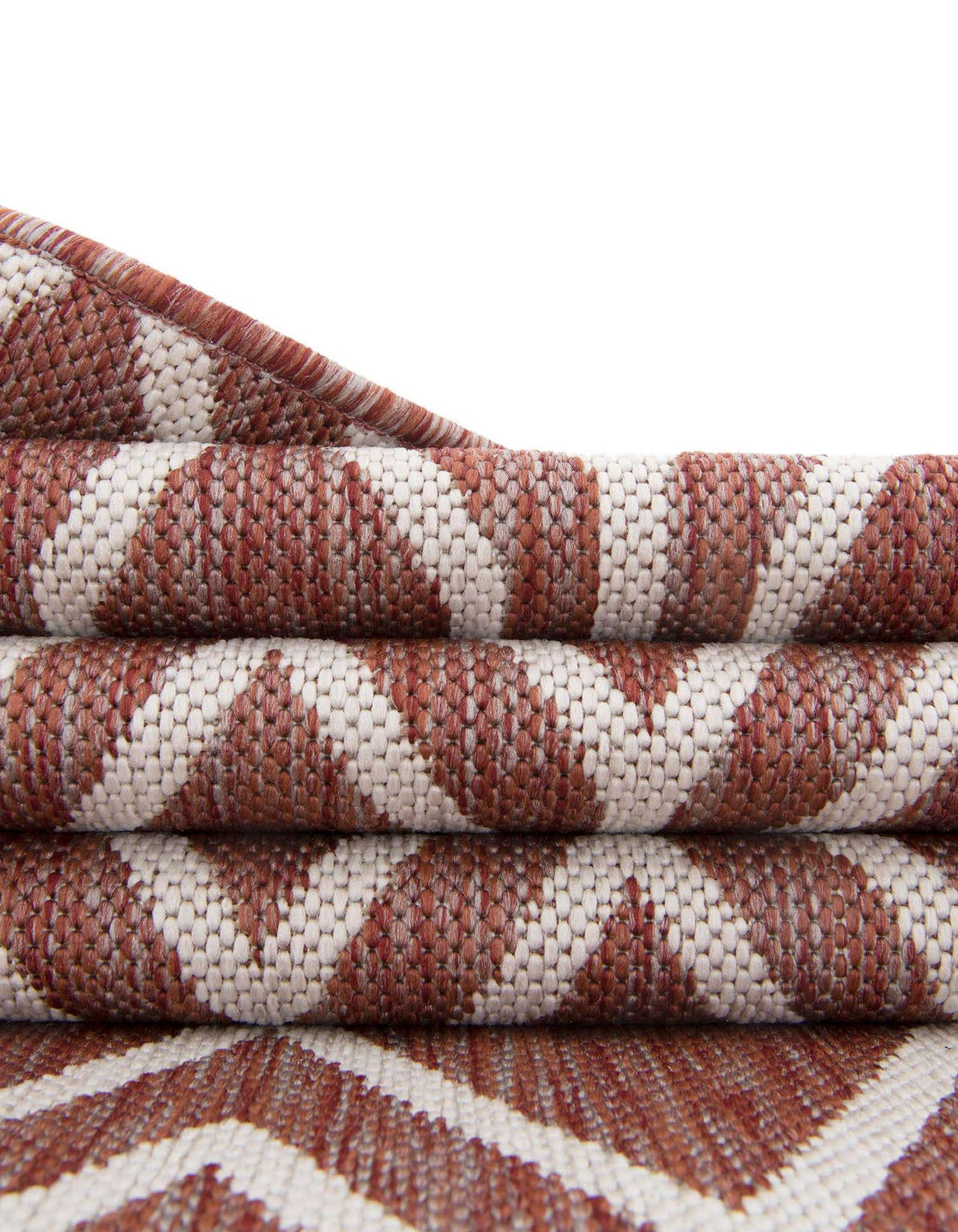 Rechteck Outdoor Teppich Jill Zarin Outdoor in Rostrot von Hadorn™ - Lifestyle Image