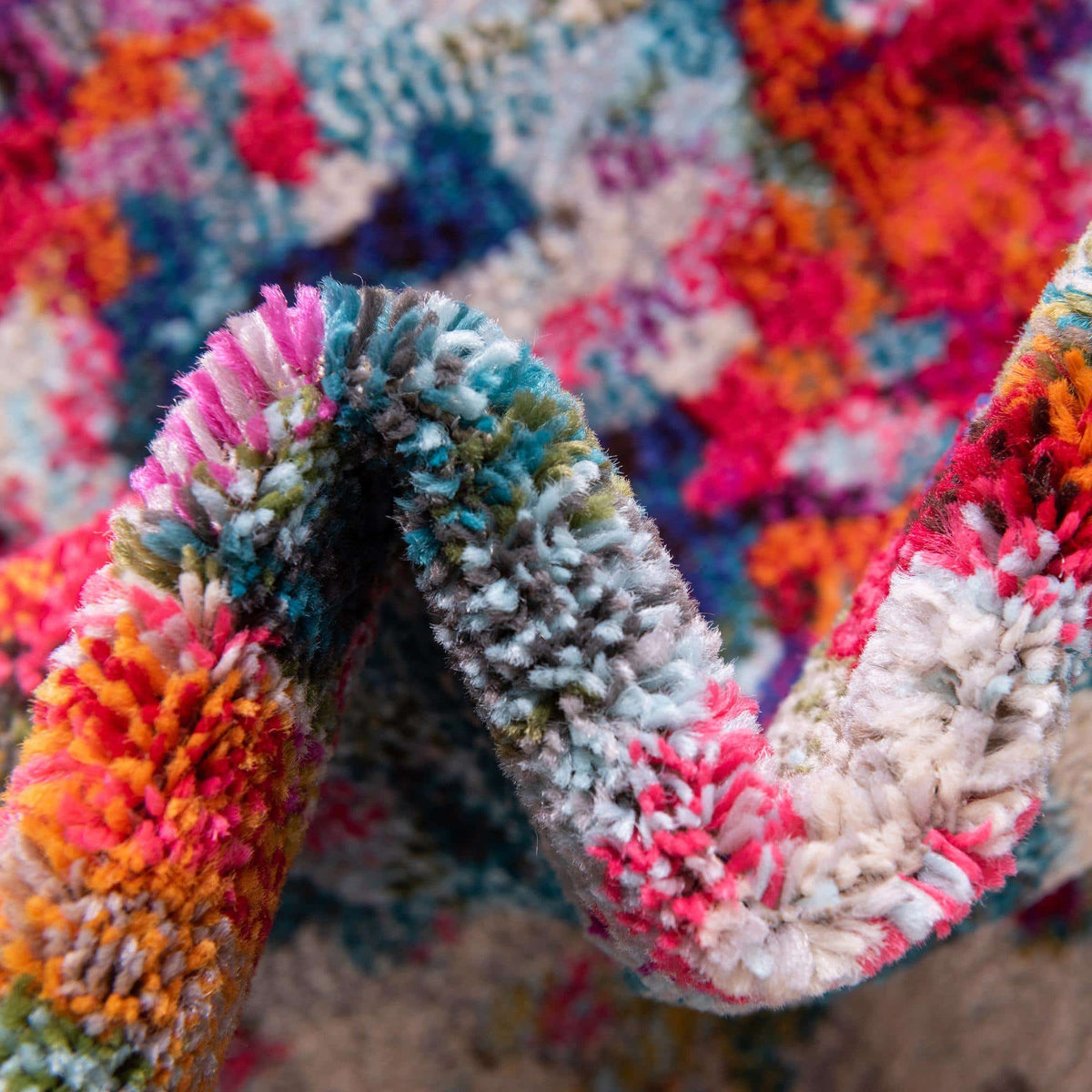 Quadratisch Teppich Spectrum in Mehrfarbig von Hadorn™ - Lifestyle Image