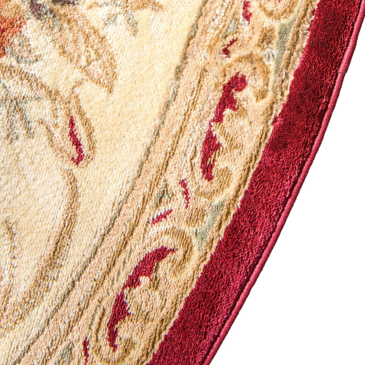 Oval Teppich Classic Aubusson in Rot von Hadorn™ - Lifestyle Image