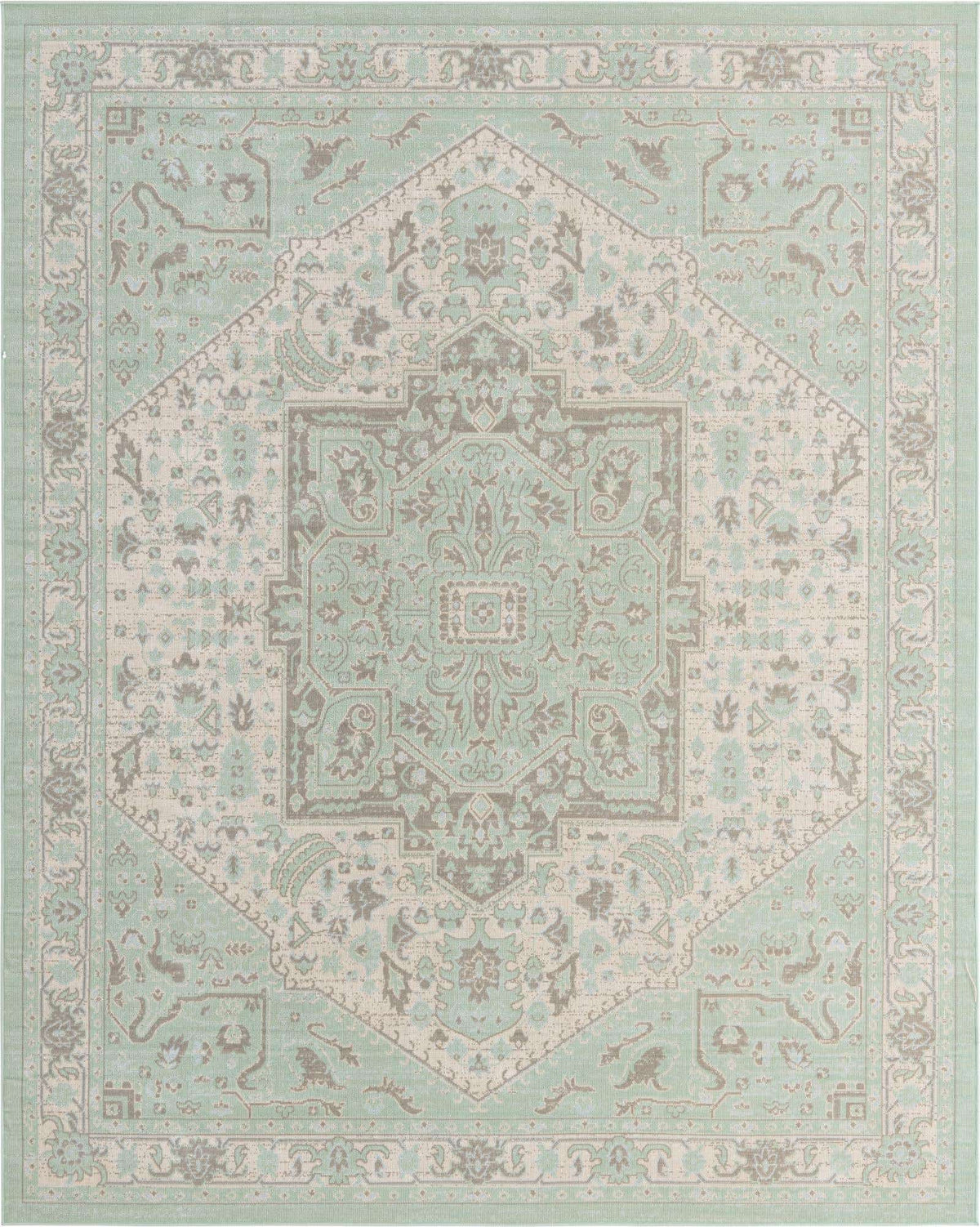 Rechteck Teppich Whitney in Minze von Hadorn™ - Lifestyle Image