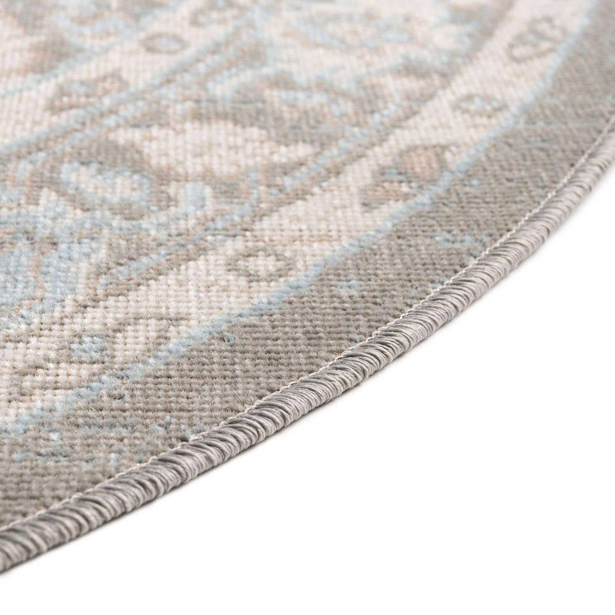 Rund Teppich Whitney in Grau von Hadorn™ - Lifestyle Image