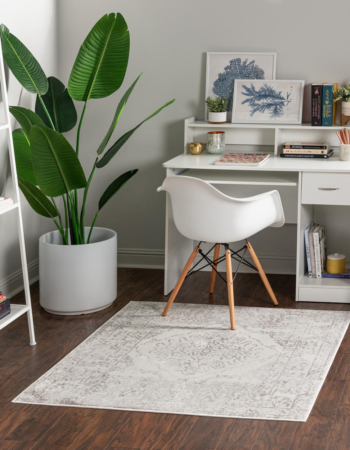 Quadratisch Teppich Oxford in Elfenbein von Hadorn™ - Lifestyle Image
