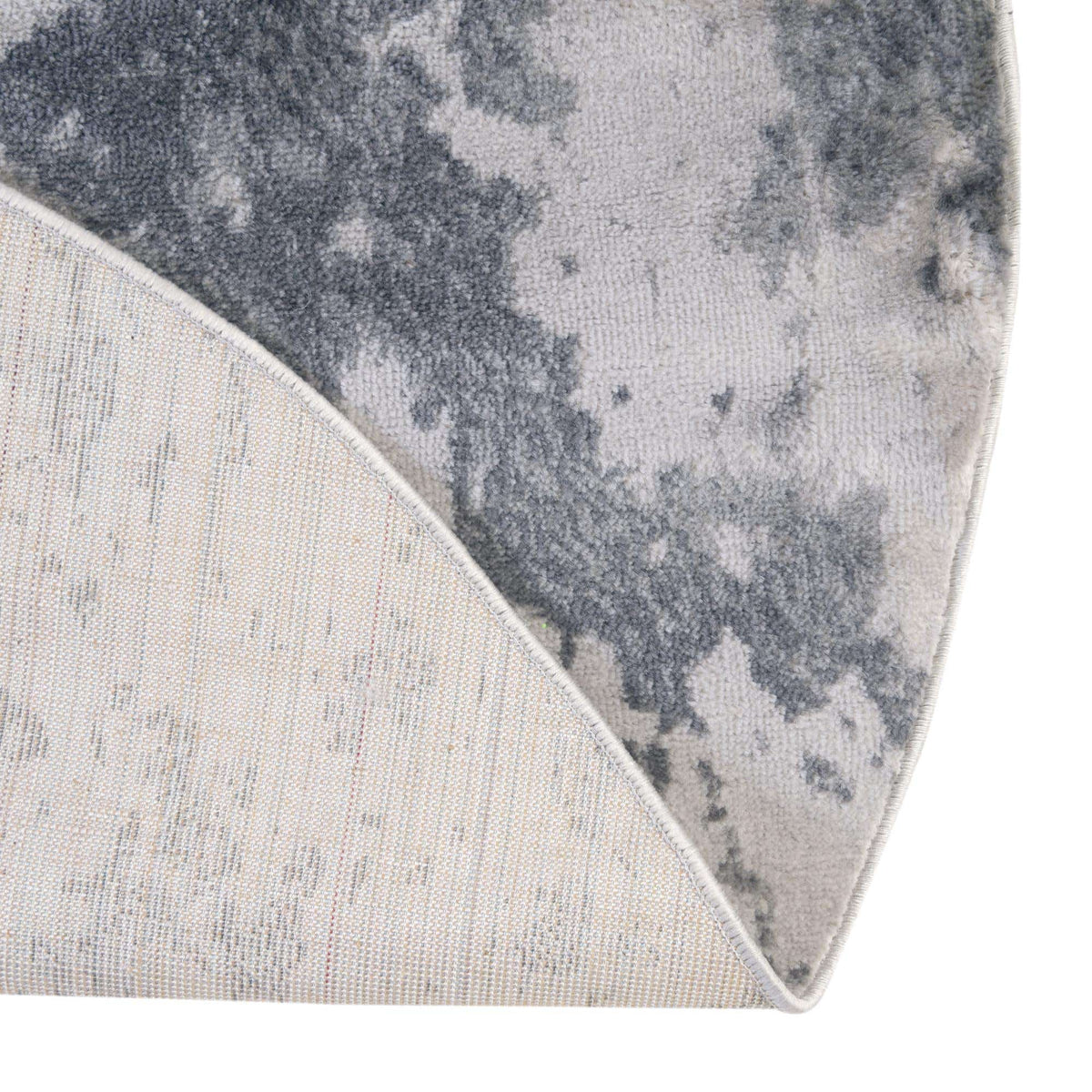 Oval Teppich Metropolis in Hellgrau von Hadorn™ - Lifestyle Image