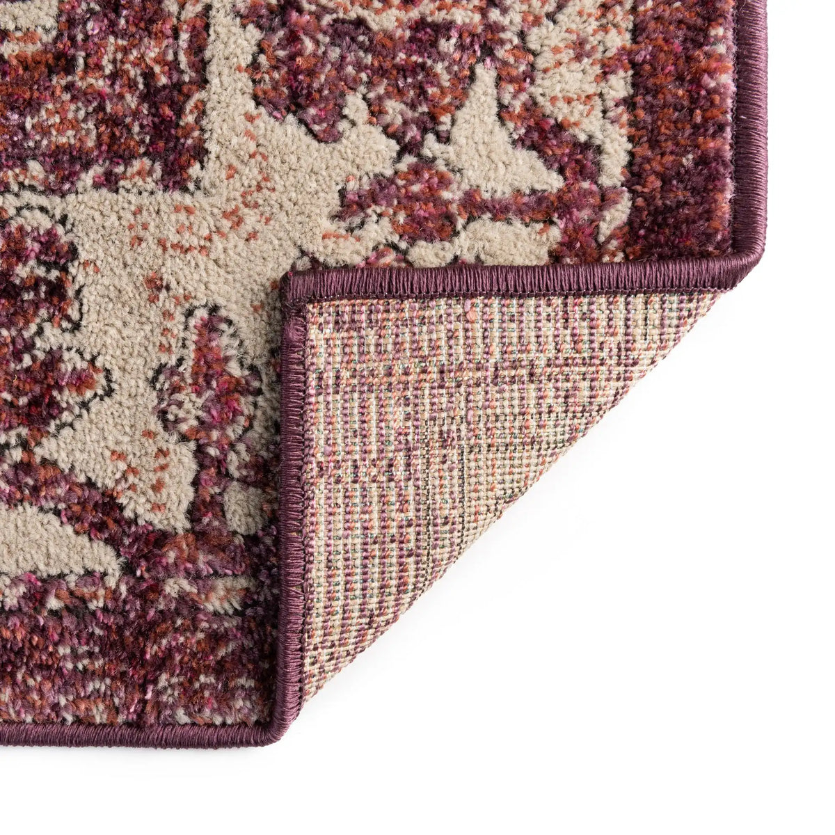 Quadratisch Teppich Isabella in Lila von Hadorn™ - Lifestyle Image