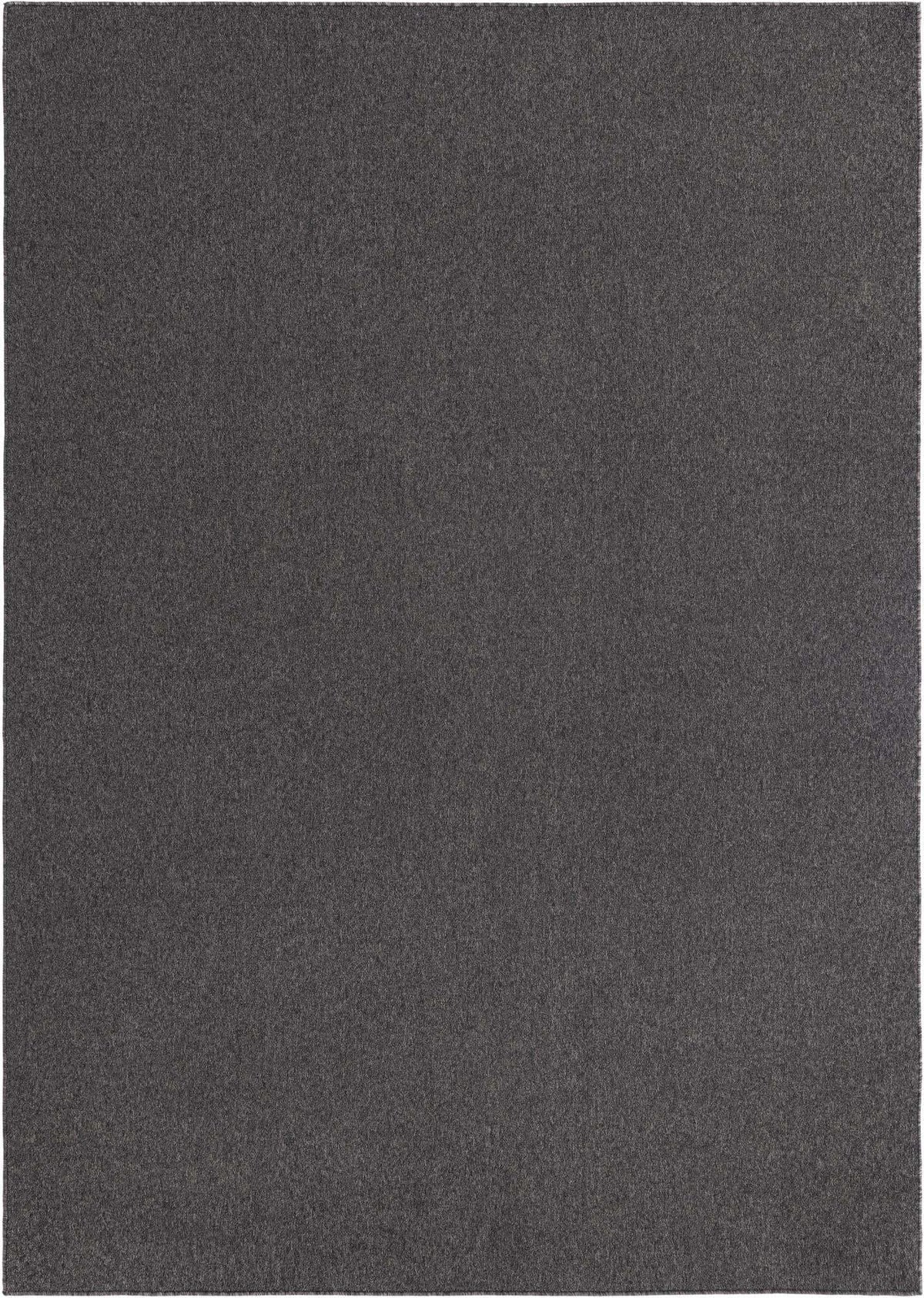 Rechteck Teppich Everyday Solid in Holzkohle von Hadorn™ - Lifestyle Image