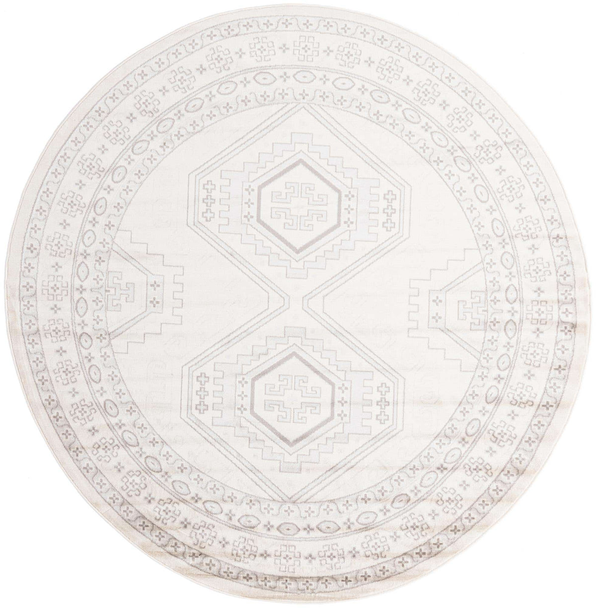 Rund Teppich Charlotte in Beige von Hadorn™ - Lifestyle Image