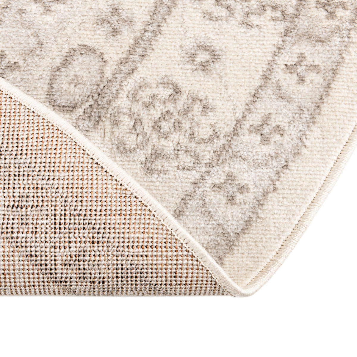 Rund Teppich Charlotte in Beige von Hadorn™ - Lifestyle Image