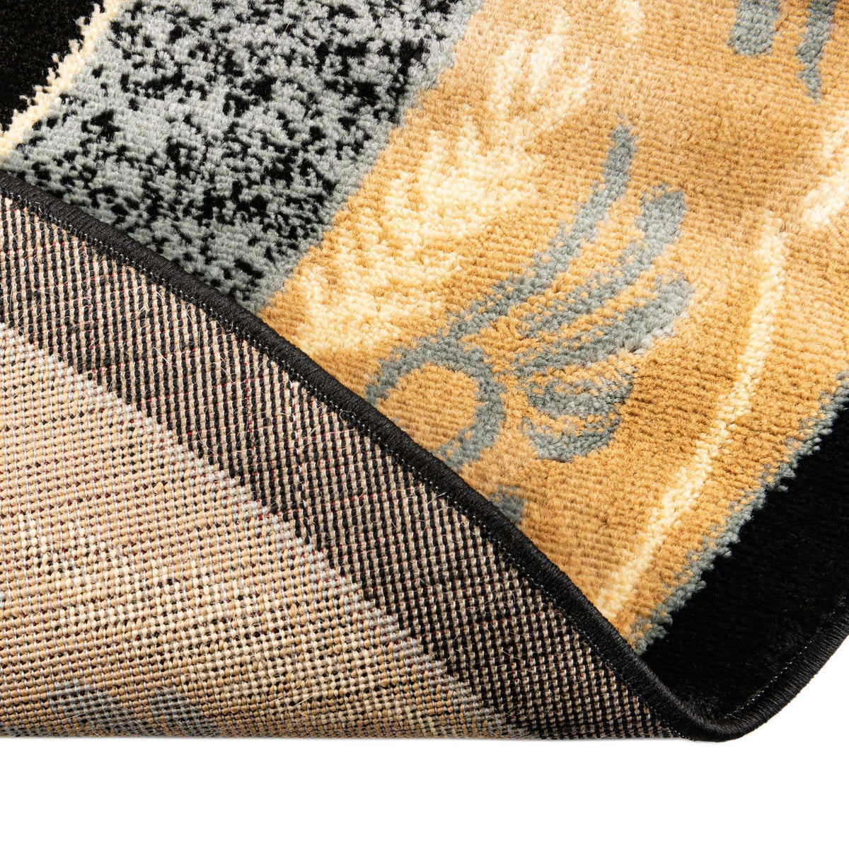 Rund Teppich Pioneer in Blau von Hadorn™ - Lifestyle Image