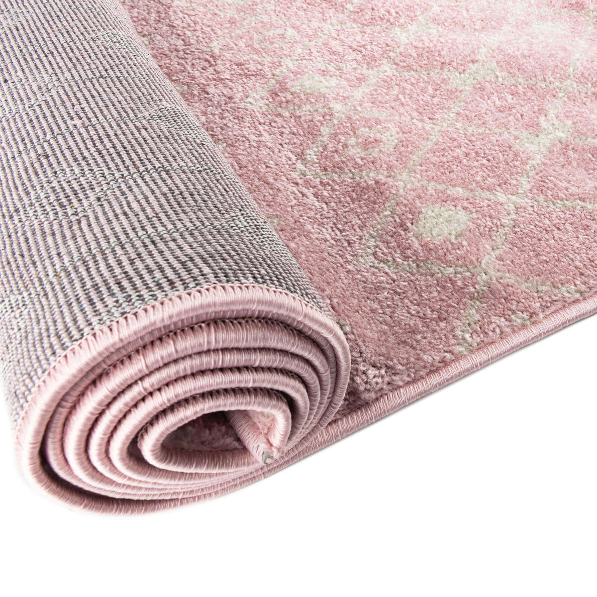 Rechteck Teppich Moroccan Trellis in Rosa von Hadorn™ - Lifestyle Image