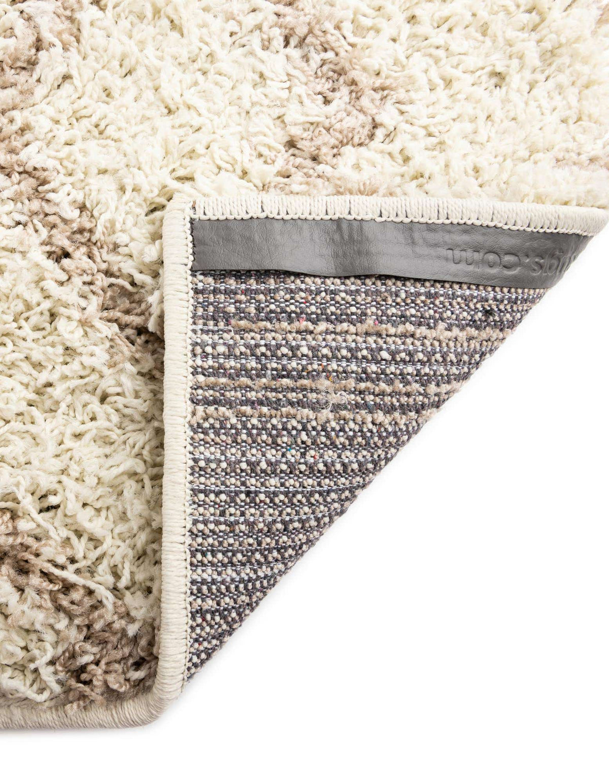 Rechteck Hochflorteppich Trellis Shag in Beige von Hadorn™ - Lifestyle Image