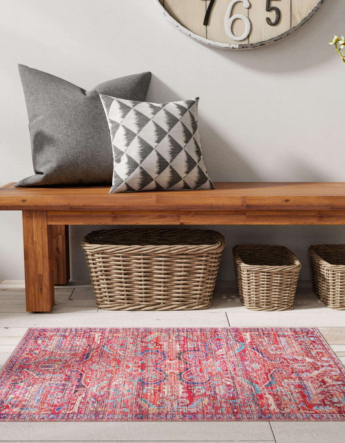 Rechteck Teppich Maahru in Rot von Hadorn™ - Lifestyle Image