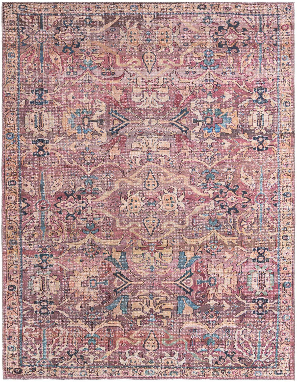 Rechteck Teppich Nostalgia in Rosa von Hadorn™ - Lifestyle Image