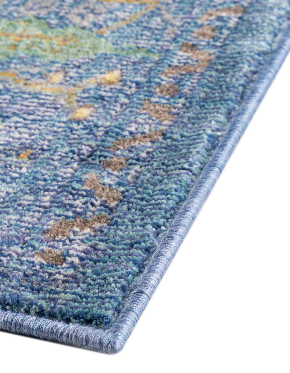Rechteck Teppich Aqua in Türkis von Hadorn™ - Lifestyle Image