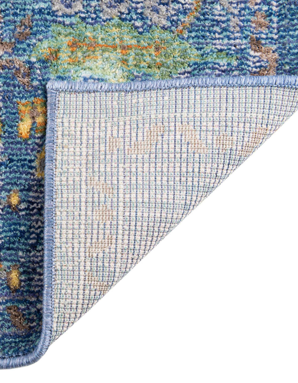 Rechteck Teppich Aqua in Türkis von Hadorn™ - Lifestyle Image