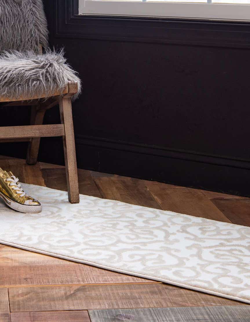 Läufer Teppich Himalaya in Schneewittchen von Hadorn™ - Lifestyle Image